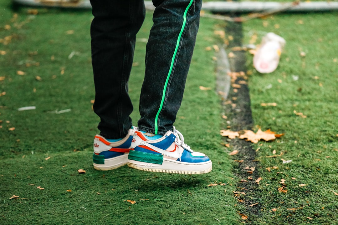 Photo blue pants