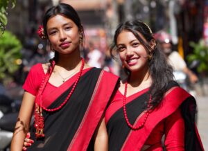 Photo red hair clothes