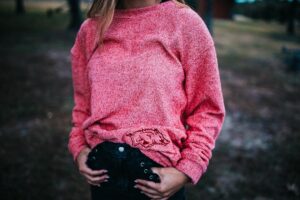 Photo sweatshirt dress